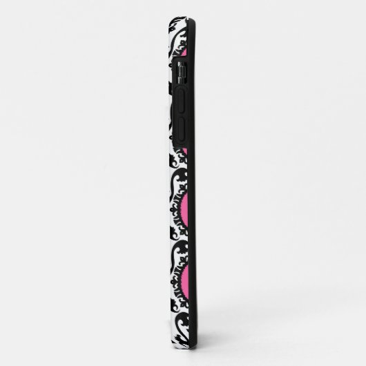 Roze Suzani Pattern Case-Mate iPhone Case (Achterkant/links)