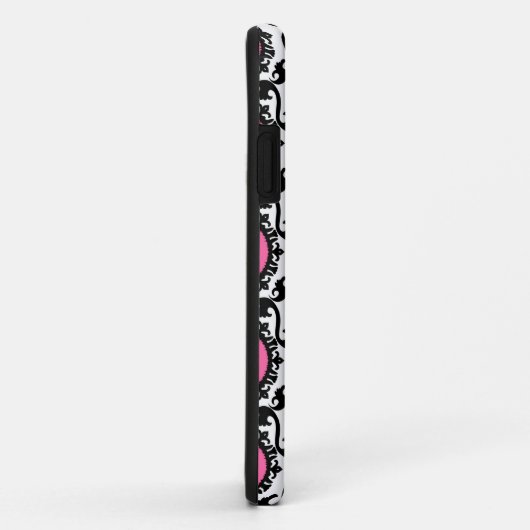 Roze Suzani Pattern Case-Mate iPhone Case (Achterkant/rechts)