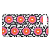 Roze Suzani Pattern Case-Mate iPhone Case (Achterkant (Horizontaal))