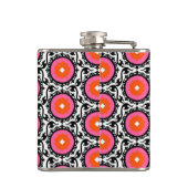 Roze Suzani Pattern Heupfles (Achterkant)