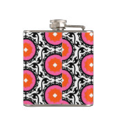 Roze Suzani Pattern Heupfles (Achterkant)