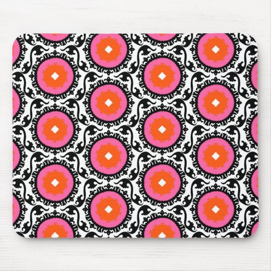 Roze Suzani Pattern Muismat (Voorkant)