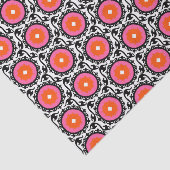 Roze Suzani Pattern Tissuepapier (Detail)