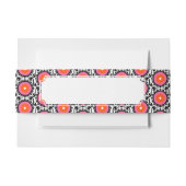 Roze Suzani Pattern Uitnodigingen Wikkel (Voorkant Voorbeeld)