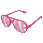 Roze Swag Party Bril Aviator Zonnebril (Gekanteld)