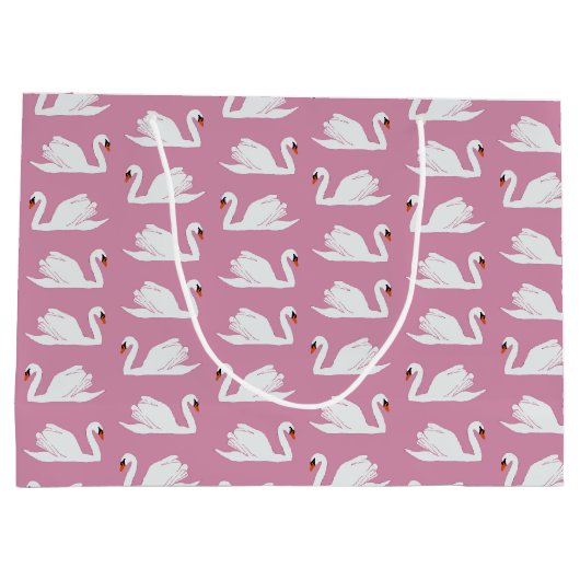 Roze Swan Groot Cadeauzakje (Achterkant)