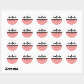 Roze Swanky Fleur De Lis Stickers (Vel)