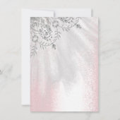 Roze Sweet 16 Bruidsjurk Zilver Grijs Diamanten Ju Kaart (Achterkant)