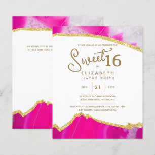 Roze SWEET 16 Moderne begroting van eurocent Birth