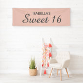 Roze Sweet 16 Spandoek (Insitu)