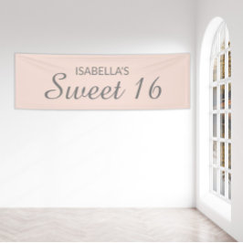 Roze Sweet 16 Spandoek