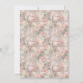 Roze Sweet Ballerina Birthday Uitnodiging (Achterkant)