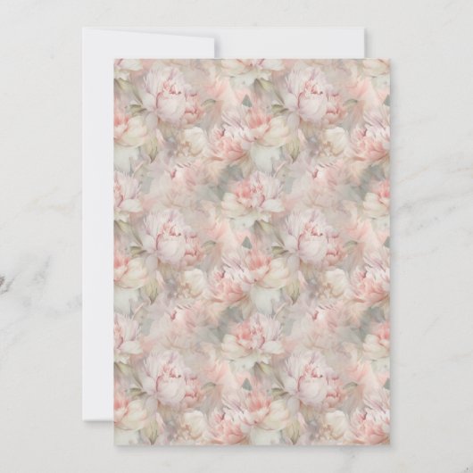 Roze Sweet Ballerina Birthday Uitnodiging (Achterkant)