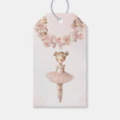 Roze Sweet Ballerina Cadeaulabel (Voorkant)