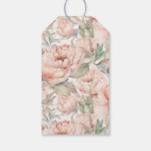 Roze Sweet Ballerina Gift Labels Cadeaulabel (Achterkant)