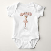 Roze Sweet Ballerina Romper (Voorkant)