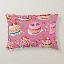 Roze Sweet Cake Patroon