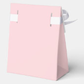 Roze Sweet Floral Cutie Pie Raspberry Baby shower Bedankdoosjes (Achterkant)