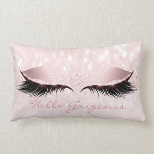 Roze Sweet Girly Makeup Lashes Hallo Prachtige Kussen