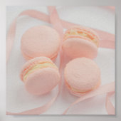Roze Sweet Macarons keuken poster | Macarons (Voorkant)