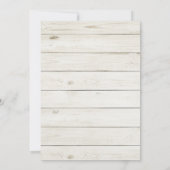 Roze Sweet Rustic Woodland Animal 1e verjaardag Kaart (Achterkant)