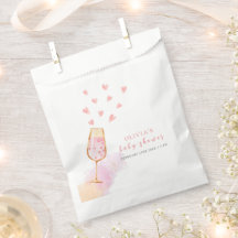 Roze Sweetheart Champagne Valentijns Baby shower