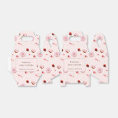 Roze Sweetheart Donuts Valentijns Baby shower Bedankdoosjes (Uitgevouwen)