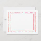 Roze Sweetheart Meisje Baby shower Bedankkaart (Achterkant)