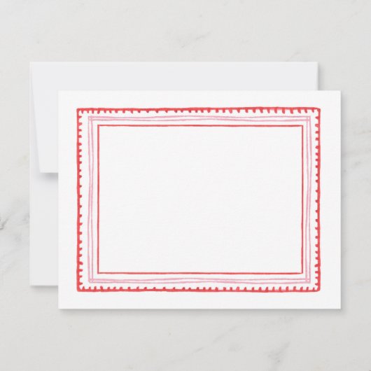 Roze Sweetheart Meisje Baby shower Bedankkaart (Achterkant)