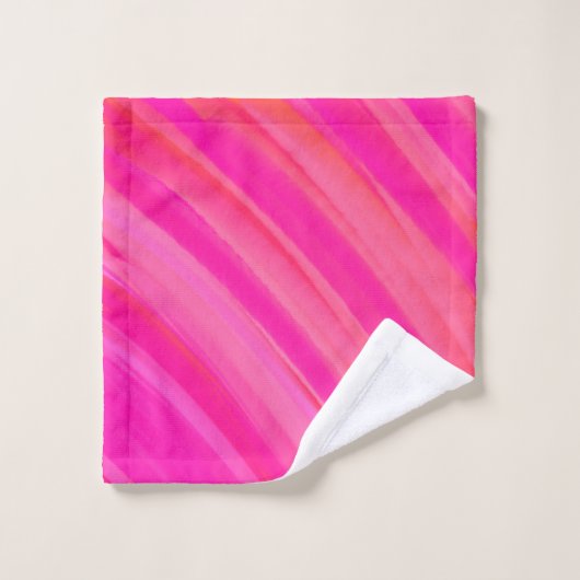 Roze Swirl Abstract Bad Handdoek (Wasdoekje)