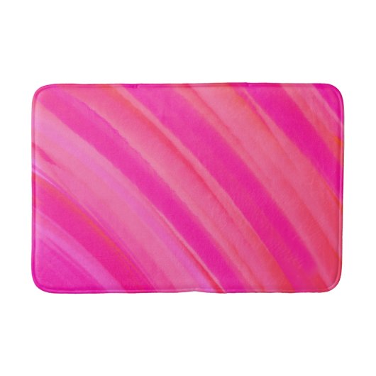Roze Swirl Abstract Badmat (Voorkant)