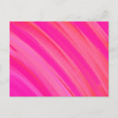 Roze Swirl Abstract Briefkaart (Voorkant)