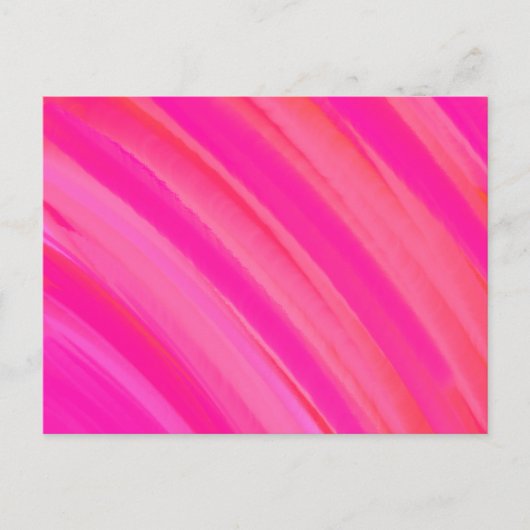 Roze Swirl Abstract Briefkaart (Voorkant)