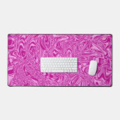 Roze Swirl Abstract Bureaumat (Keyboard & Muis)