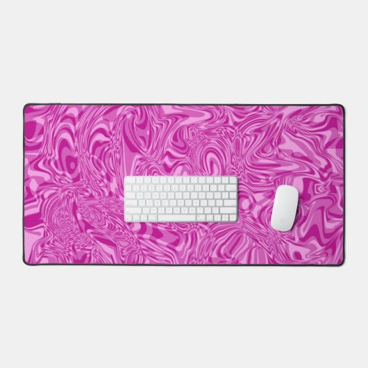Roze Swirl Abstract Bureaumat (Keyboard & Muis)