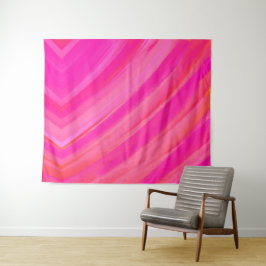 Roze Swirl Abstract Wandkleed