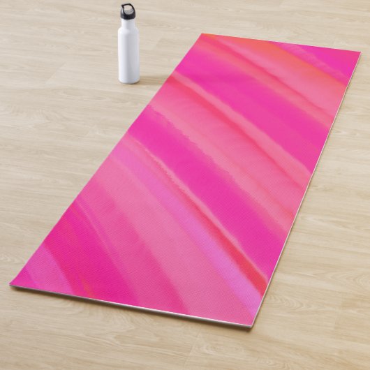 Roze Swirl Abstract Yogamat (In situ)
