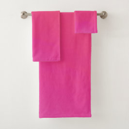 Roze Swirl Digitale Print Bad Handdoek