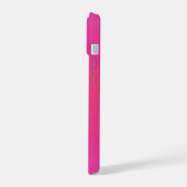 Roze Swirl Digitale Print iPhone 15 Case (Linkerkant)