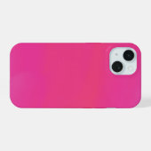 Roze Swirl Digitale Print iPhone 15 Case (Achterkant horizontaal)