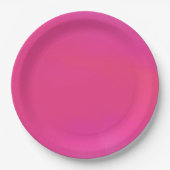 Roze Swirl Digitale Print Papieren Bordje (Voorkant)