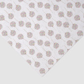 Roze Swirl Lollipop Tissue Paper Tissuepapier (Detail)