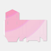 Roze Swirls Favor Box Bedankdoosjes (Uitgevouwen)