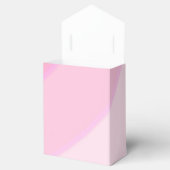 Roze Swirls Favor Box Bedankdoosjes (Geopend)