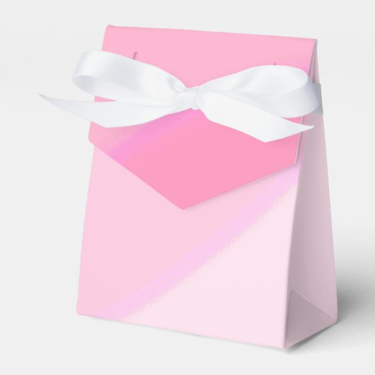 Roze Swirls Favor Box Bedankdoosjes (Voorkant Zijde)