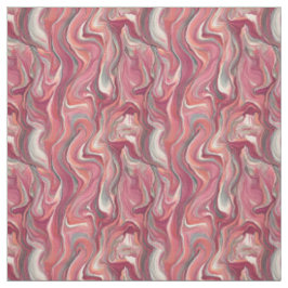 Roze Swirls Twists Paint Giet Design Fabric Stof