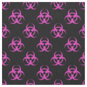 Roze symbool voor biogevaren stof (Close Up)