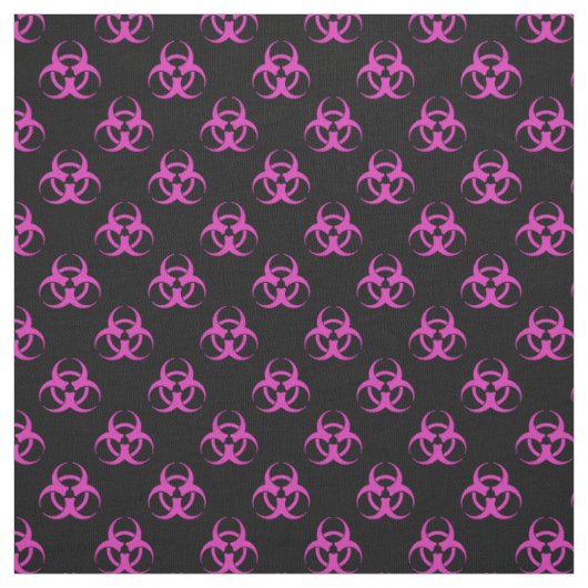Roze symbool voor biogevaren stof (Swatch)