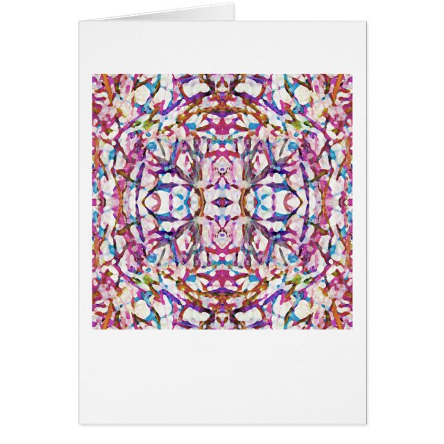 Roze symmetrisch patroon (Voorkant)