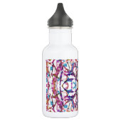 Roze symmetrisch patroon waterfles (Links)